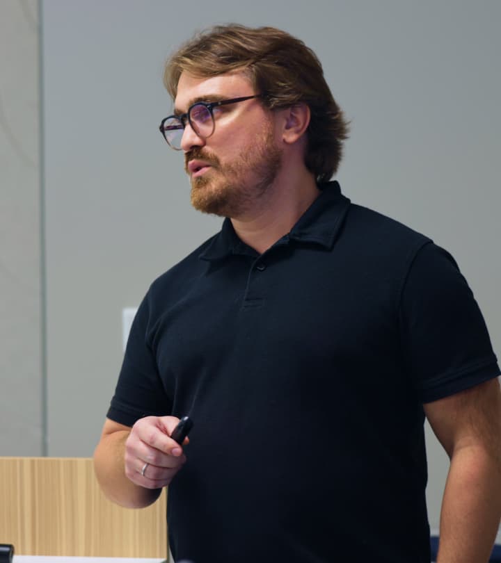 Portrait of Thomas Budin, CEO of We Are Noodle